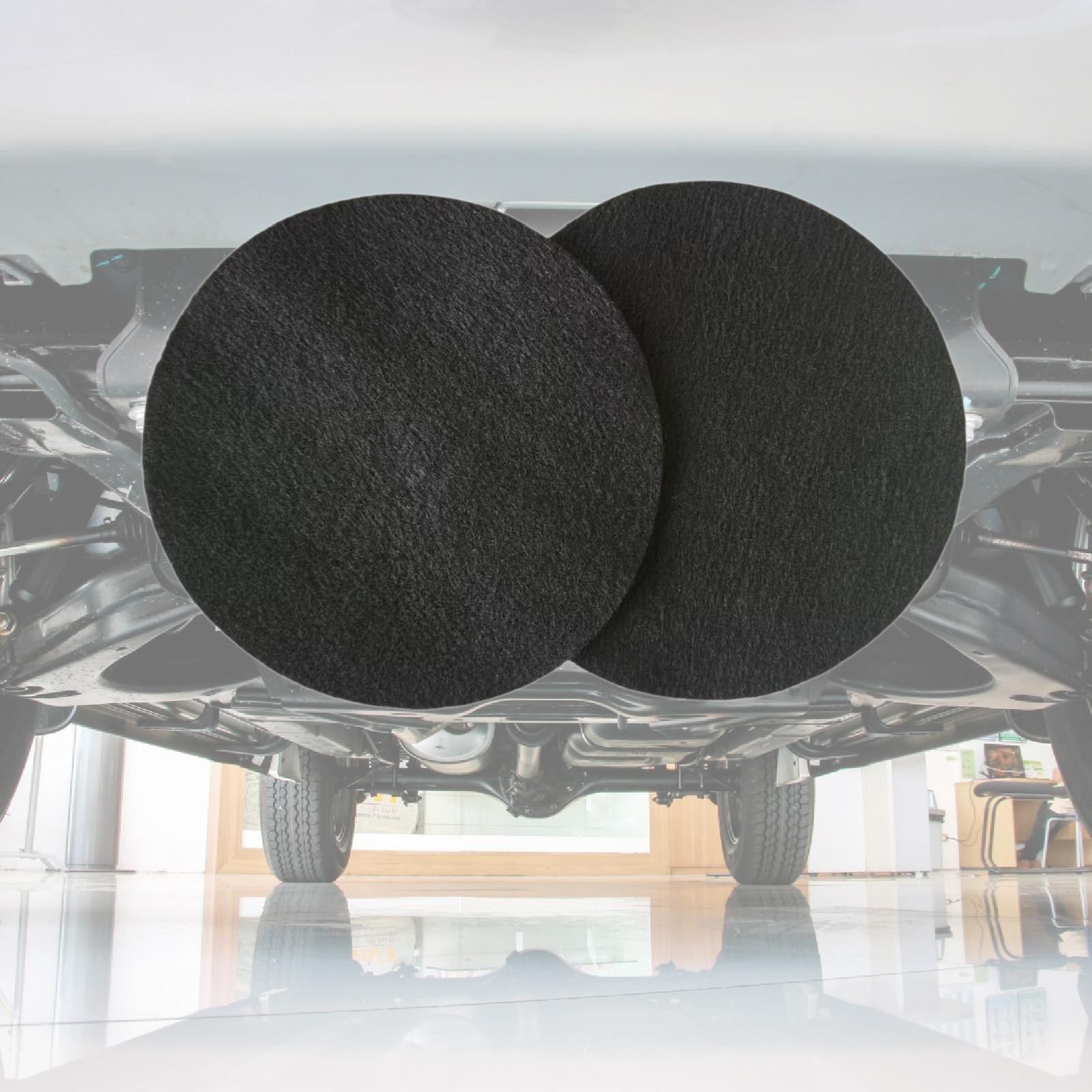 2 Pieces Oil Drain Splash Pads High Performance Premium Splatter Prevent Pad 2 Pieces Oil Drain Splash Pads High Performance Premium Splatter Prevent Pad