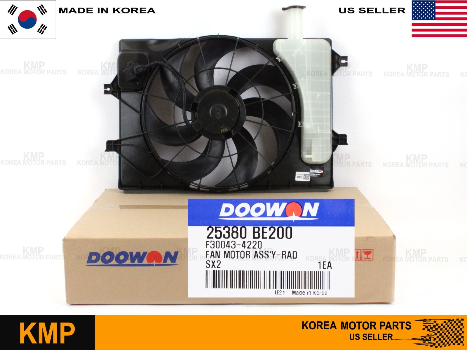 OEM✅ Cooling Fan Motor & Shroud for 2024-2026 Hyundai Kona 2.0L 25380-BE200 OEM✅ Cooling Fan Motor & Shroud for 2024-2026 Hyundai Kona 2.0L 25380-BE200