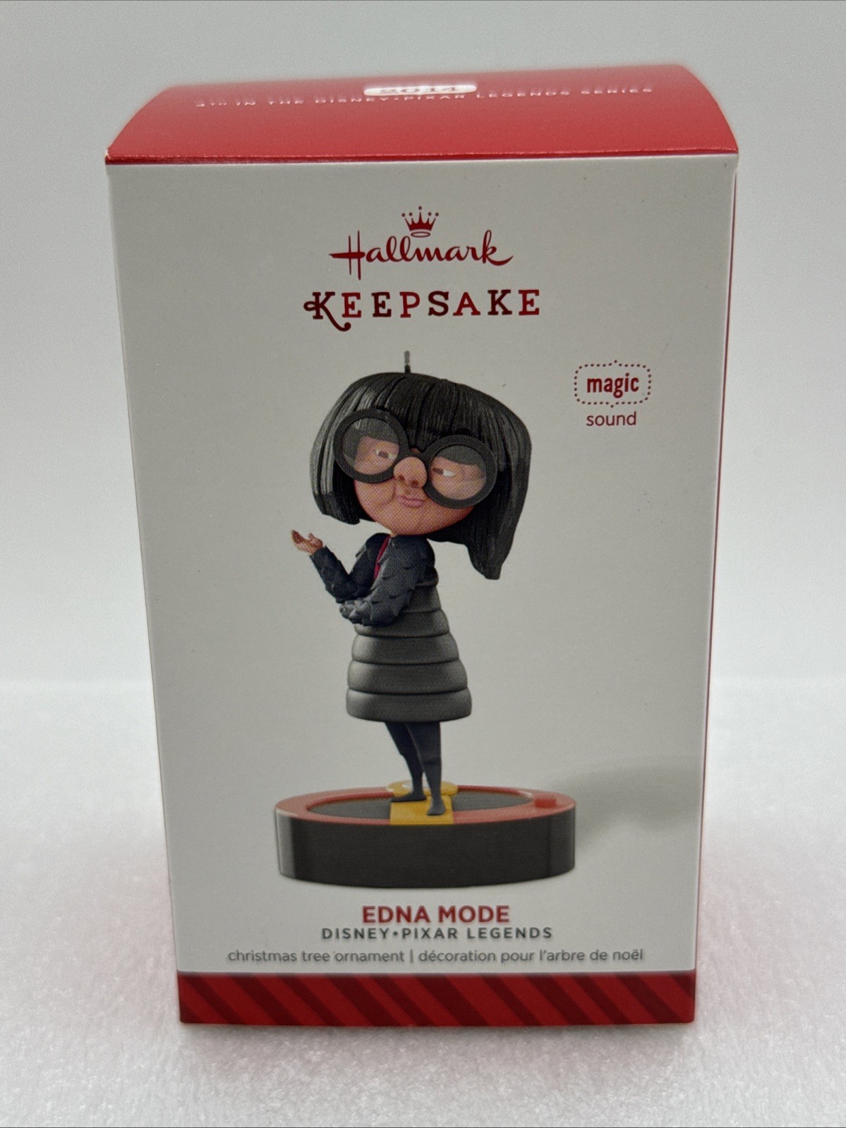 2014 Hallmark Magic Ornament Disney/Pixar Legends Edna Mode Incredibles Sound 2014 Hallmark Magic Ornament Disney/Pixar Legends Edna Mode Incredibles Sound