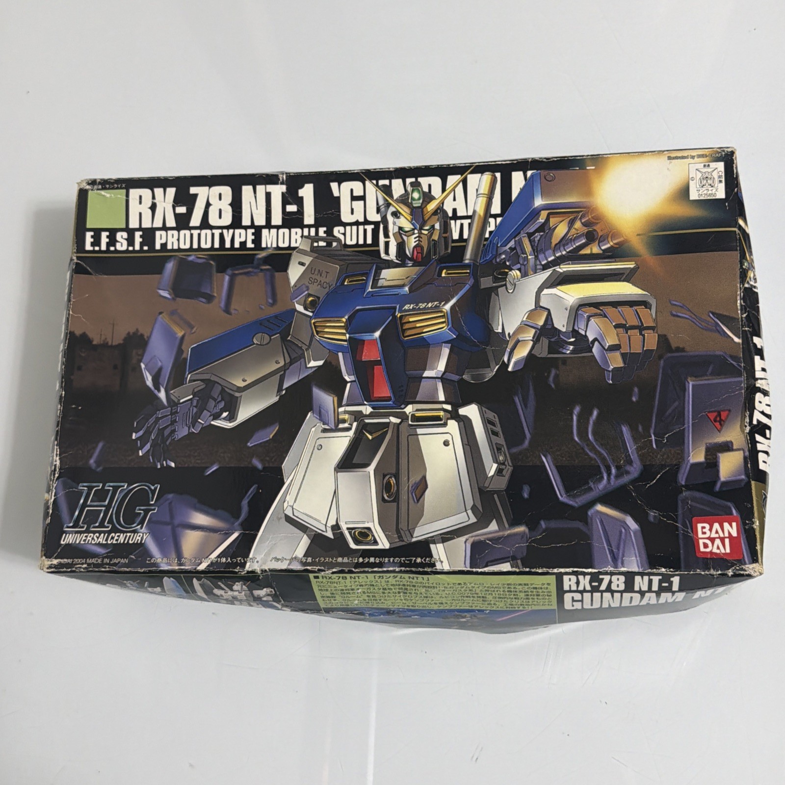 Bandai 047 Gundam NT-1 Alex HGUC 1/144 Model Kit - US Box Damage Bandai 047 Gundam NT-1 Alex HGUC 1/144 Model Kit - US Box Damage