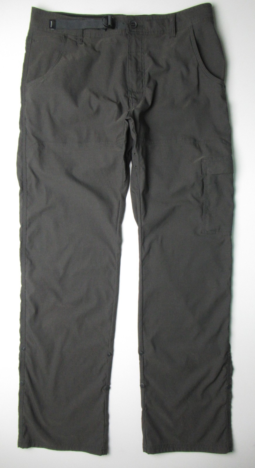 Prana Stretch Zion II Hiking Pants Gray Mens 34 x 32 / 