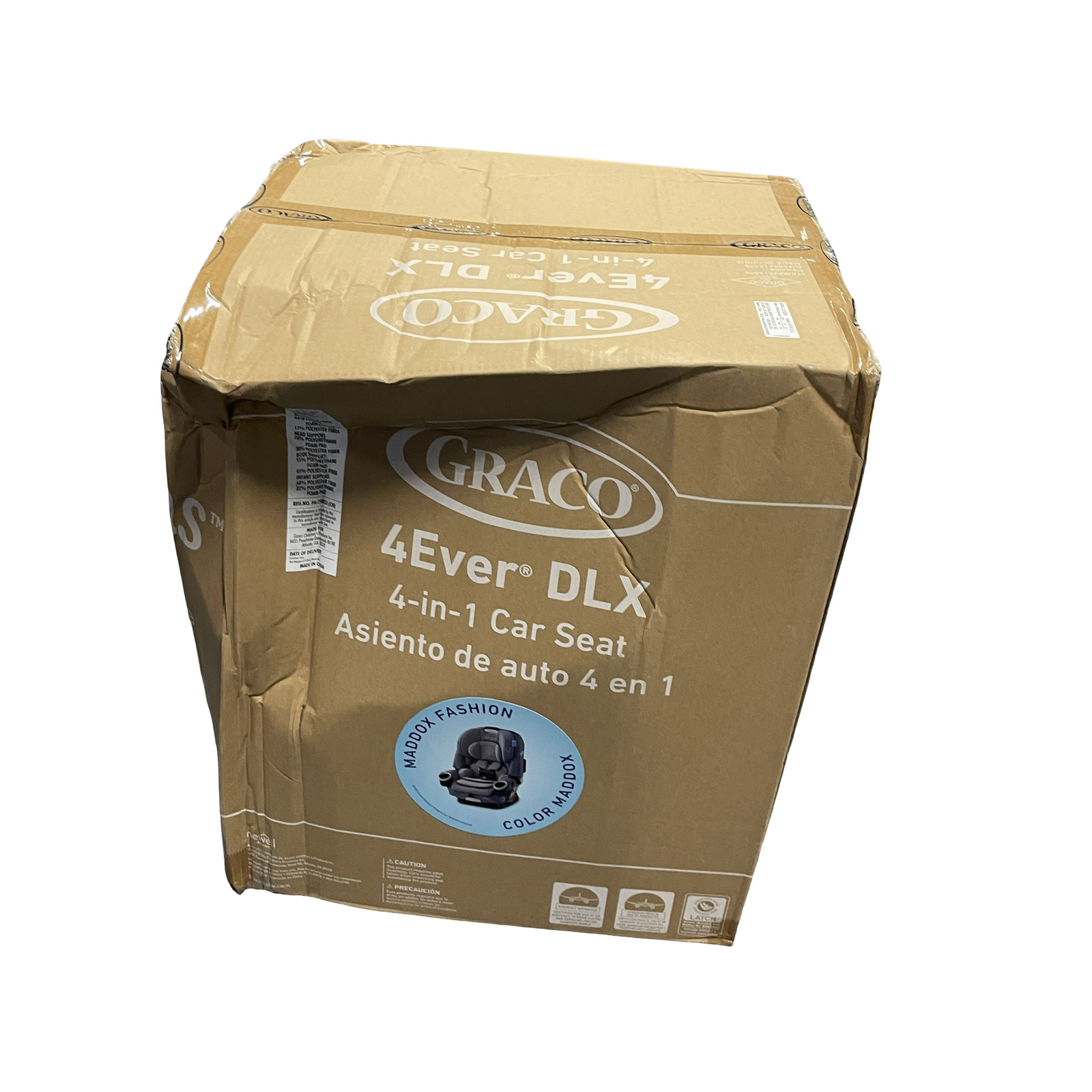 Graco 4Ever DLX 4-in-1 Convertible Car Seat - Maddox #N0683 Graco 4Ever DLX 4-in-1 Convertible Car Seat - Maddox #N0683