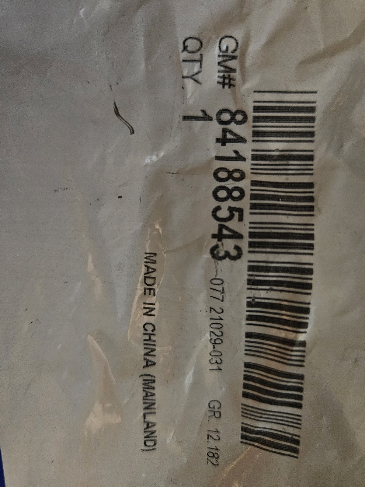 Genuine OEM NEW GM Black Liftgate Emblem P/N 84188543 2019-2026 Blazer & others Genuine OEM NEW GM Black Liftgate Emblem P/N 84188543 2019-2026 Blazer & others