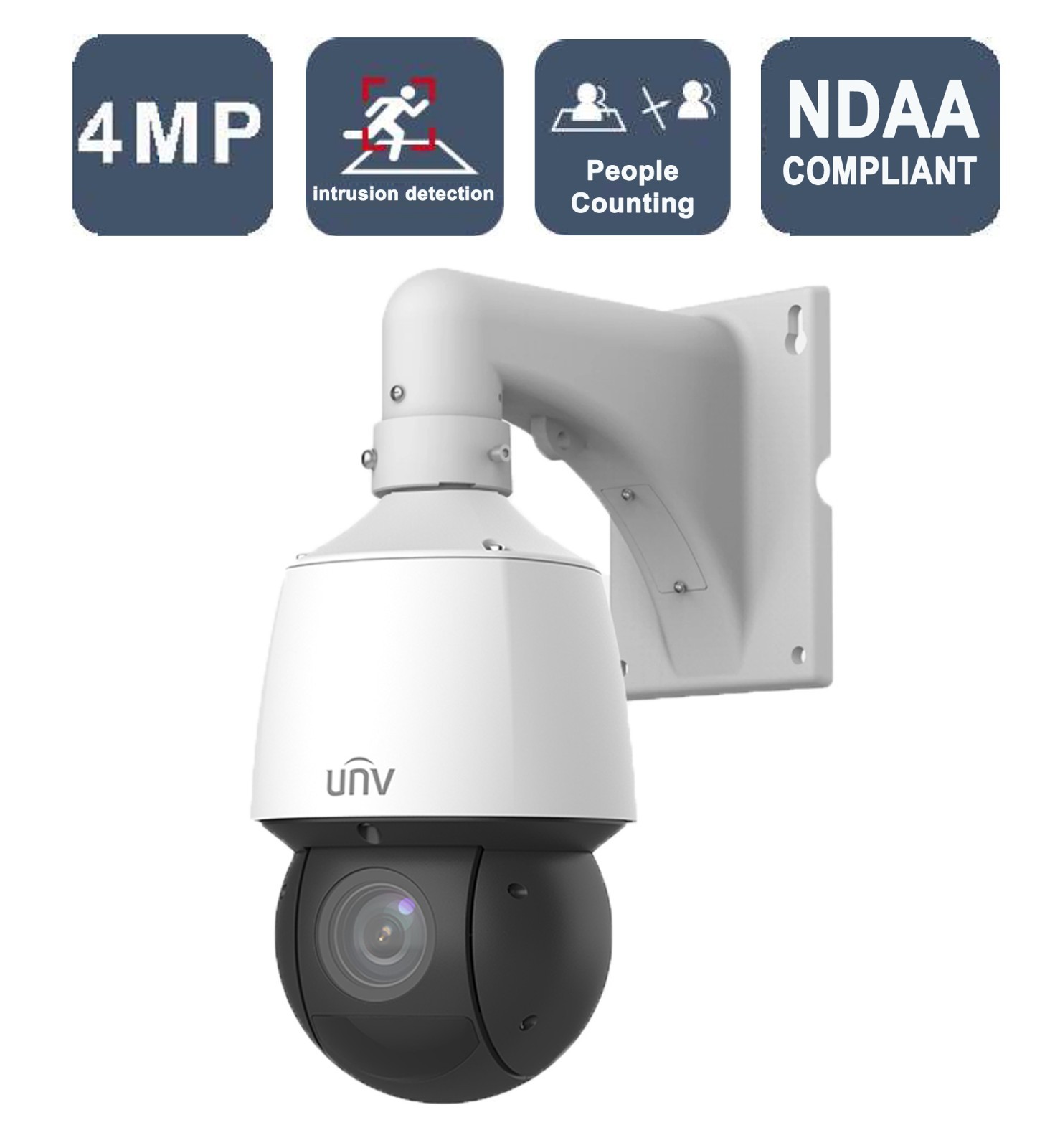 UNIVIEW IPC6424SR-X25-VF 4MP PTZ Network Camera 25X Optical Zoom PoE+ IR IP67 UNIVIEW IPC6424SR-X25-VF 4MP PTZ Network Camera 25X Optical Zoom PoE+ IR IP67