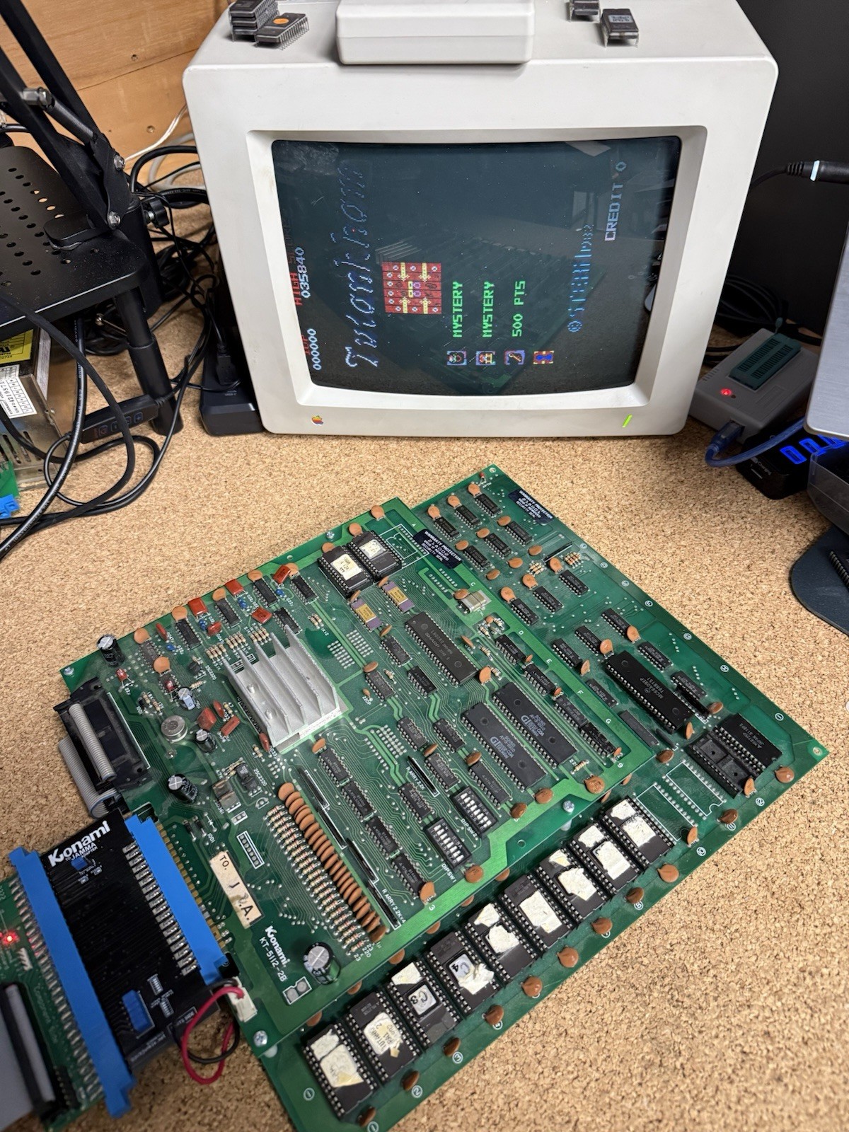 Tutankham Arcade PCB - Konami/Stern Working Original Tutankham Arcade PCB - Konami/Stern Working Original