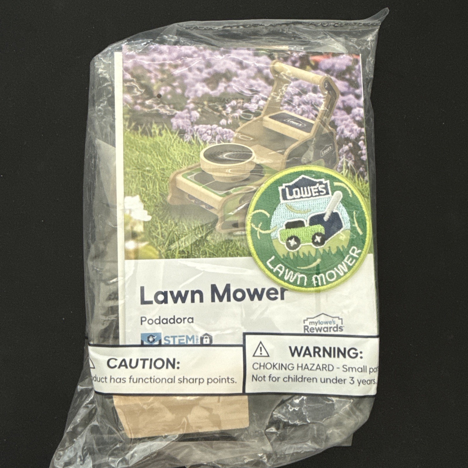 Lowes Lawn Mower Kids Workshop DIY with Patch March 2026