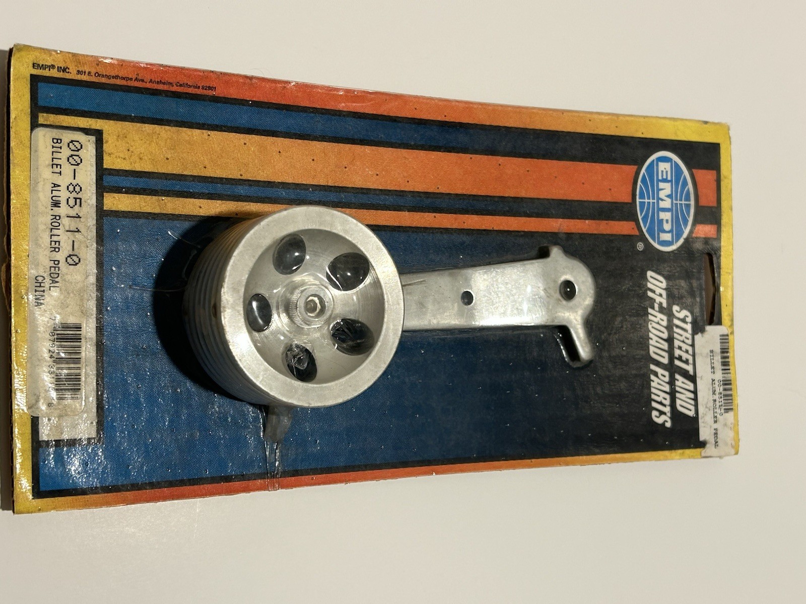 Empi 8511 Billet Aluminum Roller Pedal Empi 8511 Billet Aluminum Roller Pedal
