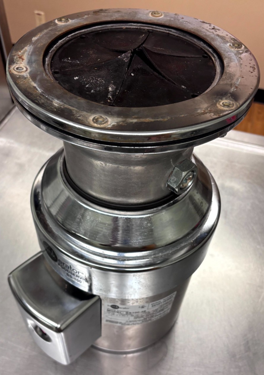 InSinkErator SS100-28 Commercial  Waste Disposer 1 HP 115/208/230V Works 1 Phase