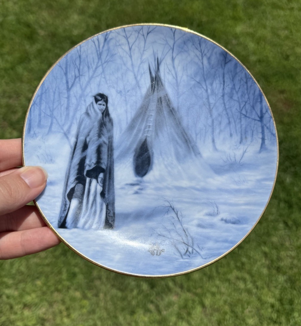Vintage AMERICAN BLUES PLATE SEASONS BY PERILLO Artaffects Numbered Limited Sign