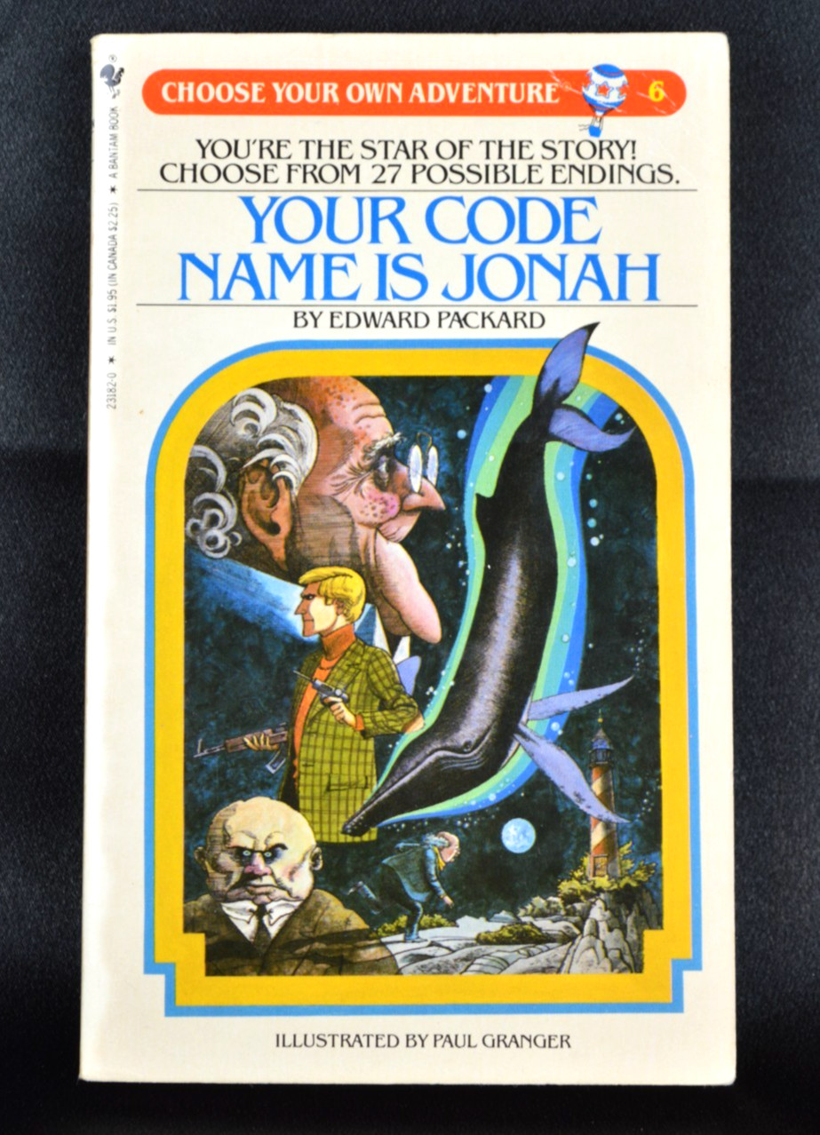 1985 Choose Your Own Adventure #6 Your Code Name is Jonah CYOA Vintage 80s
