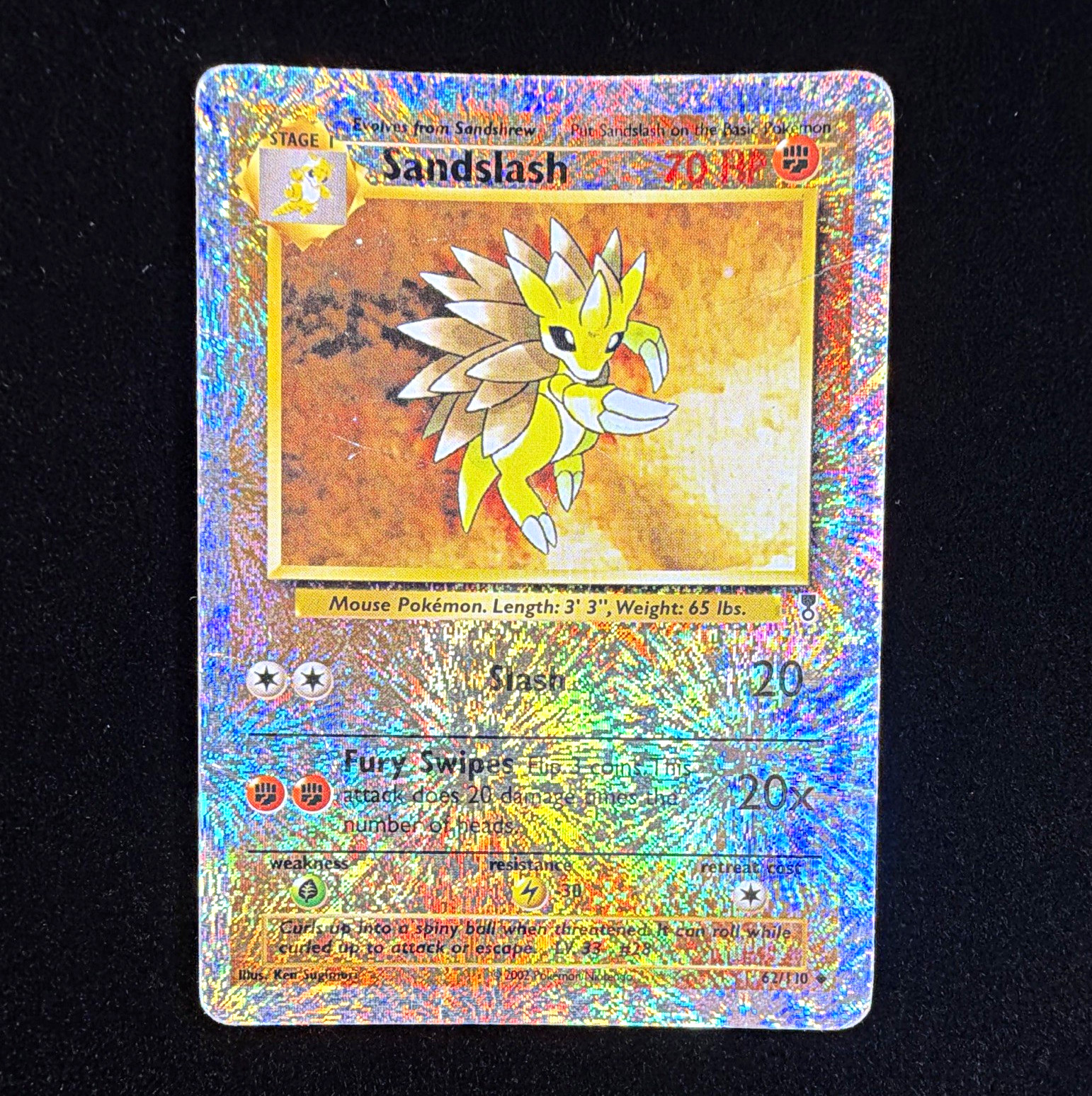 The Pokémon Company Sandslash 18/110 Legendary Collection Reverse Holo DMG