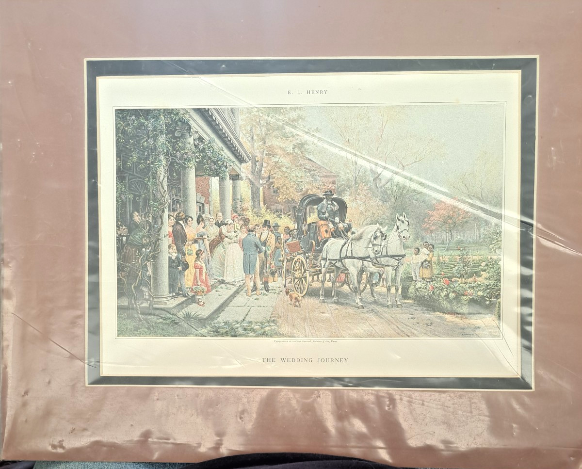 Edward Lamson Henry The Wedding Journey Typogravures of Boussod, Valadon & Cie Edward Lamson Henry The Wedding Journey Typogravures of Boussod, Valadon & Cie