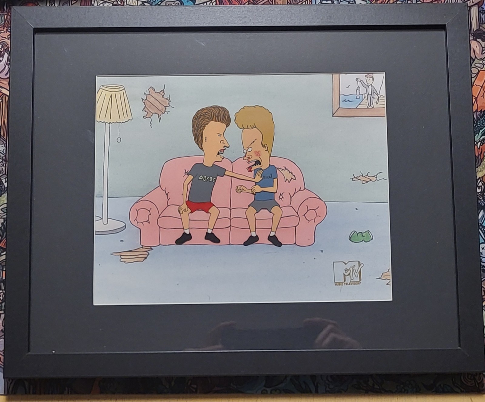 Mtv's Beavis And Butt-head Animation Cel Mtv's Beavis And Butt-head Animation Cel