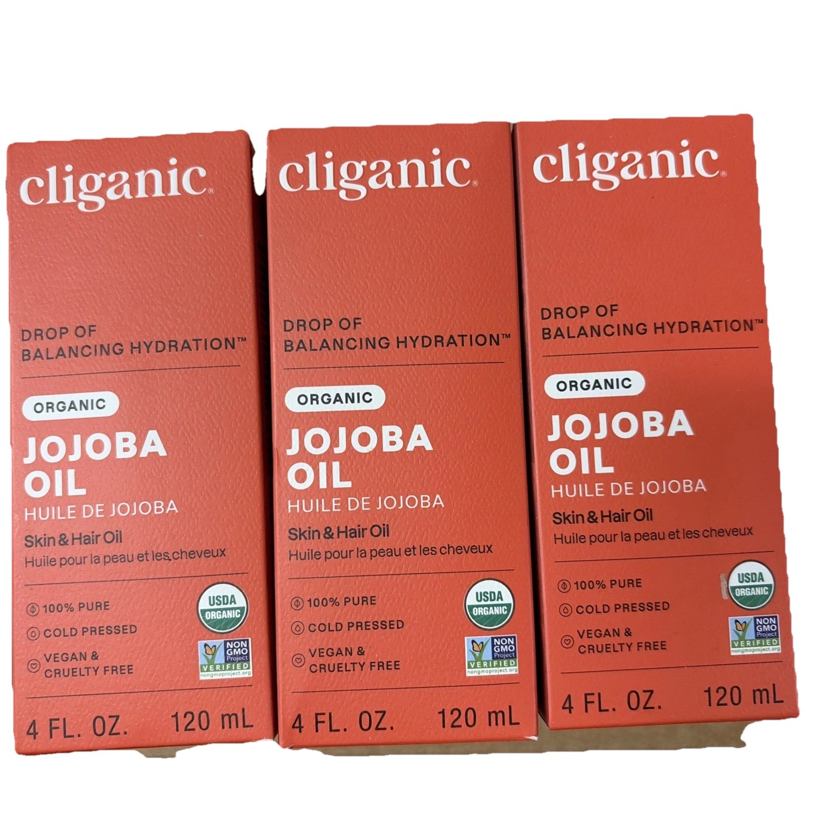 3Cliganic Organic Jojoba Oil, 100% Pure 4oz Moisturizing Oil for Face Hair Skin 3Cliganic Organic Jojoba Oil, 100% Pure 4oz Moisturizing Oil for Face Hair Skin
