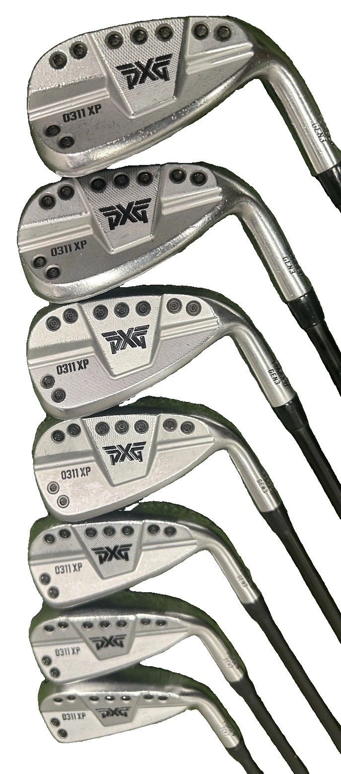 PXG 0311 XP GEN3 Iron Set 5-GW – 7 Clubs – Golf Pride MCC Plus4 Jumbo Grips