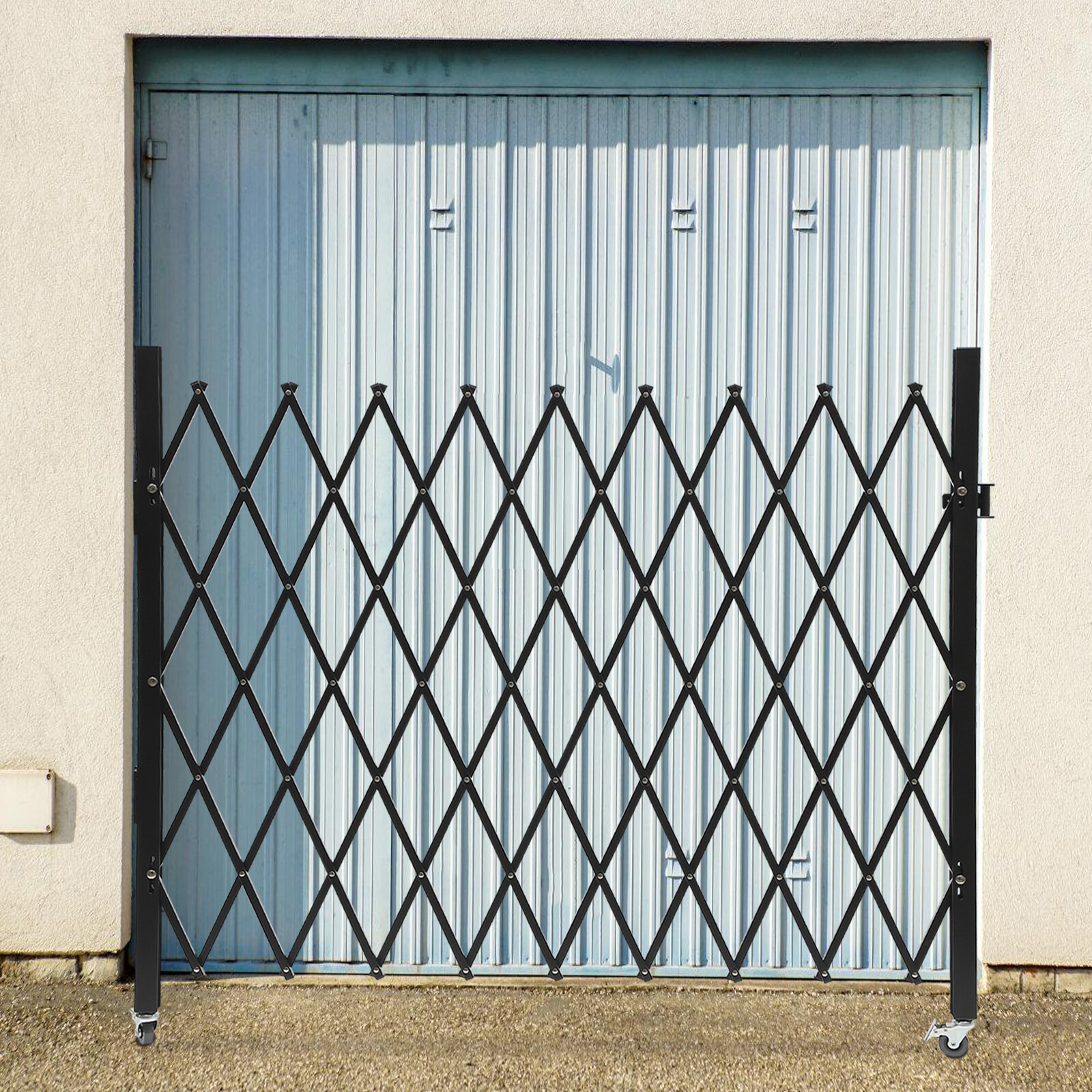 Expandable Folding Security Gate - Wall Mounted, 48\ Expandable Folding Security Gate - Wall Mounted, 48\