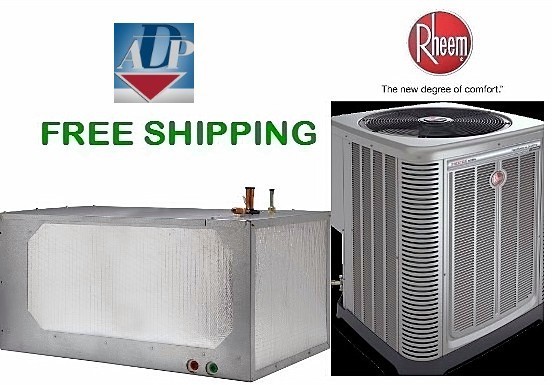 2.5 Ton Rheem  Select R-454B SEER2  Condenser and ADP Plenum Evaporator Coil