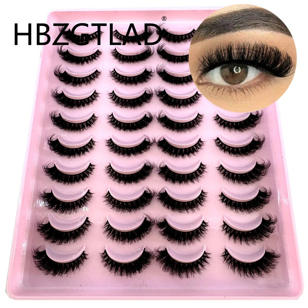 20 Pairs False Eyelashes Mink Natural Extension Black Makeup 3DBlack Soft Lashes 20 Pairs False Eyelashes Mink Natural Extension Black Makeup 3DBlack Soft Lashes