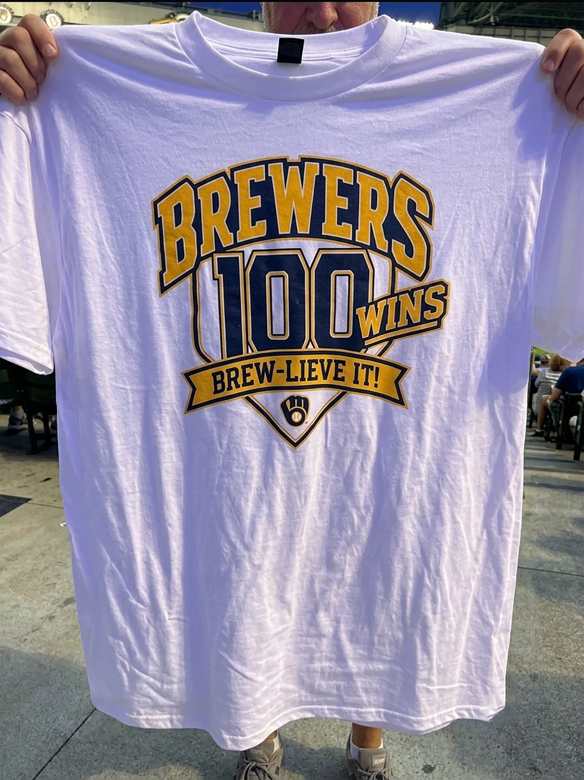 HOT NEW 2026 MILWAUKEE BREWERS 100 WINS Exclusive SGA ALL SIZE SHIRT 9/25/26 HOT NEW 2026 MILWAUKEE BREWERS 100 WINS Exclusive SGA ALL SIZE SHIRT 9/25/26