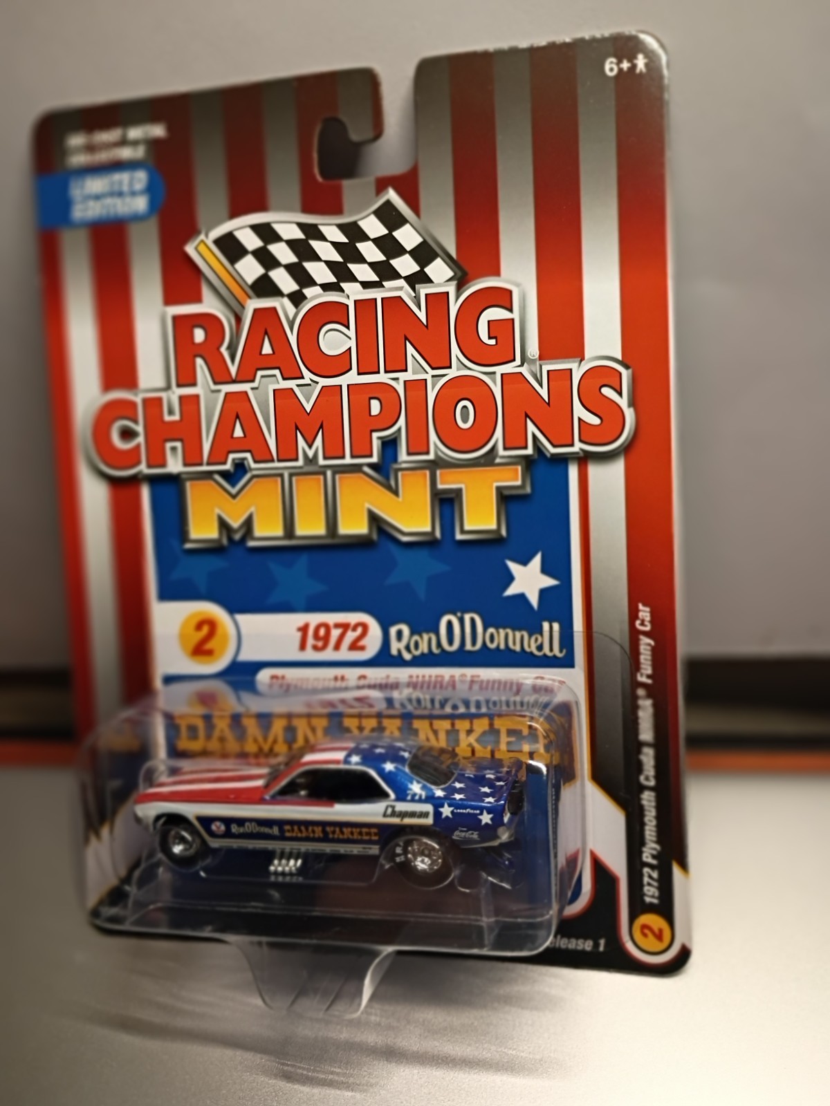 Racing Champions Mint 1972 Plymouth Cuda NHRA Funny Car Limited Edition Diecast Racing Champions Mint 1972 Plymouth Cuda NHRA Funny Car Limited Edition Diecast