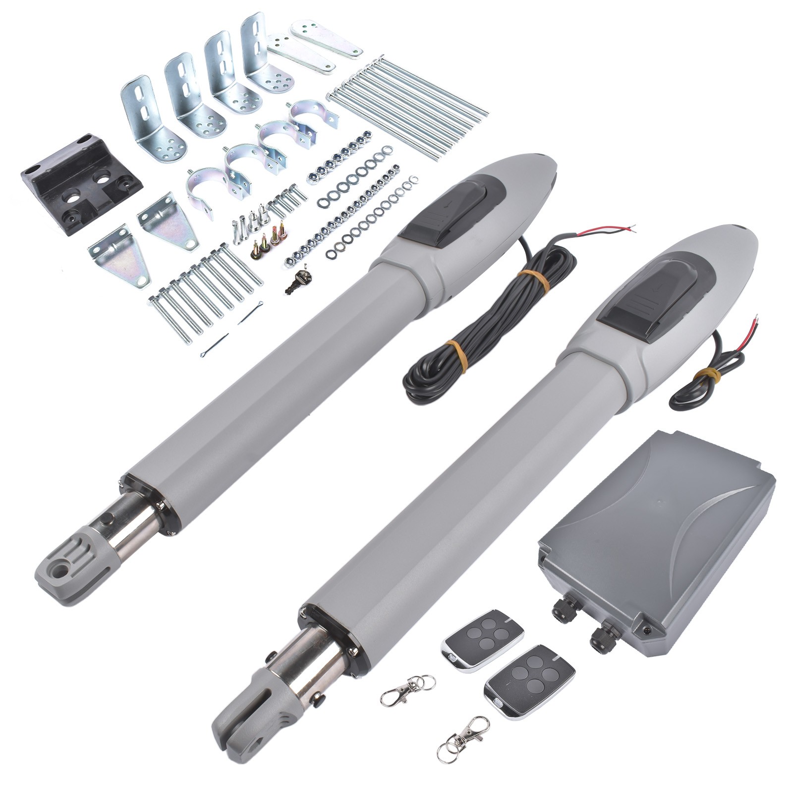 Brand New Automatic Dual Swing Gate Opener w/ Remote Controls for 660 lb*2 Gates