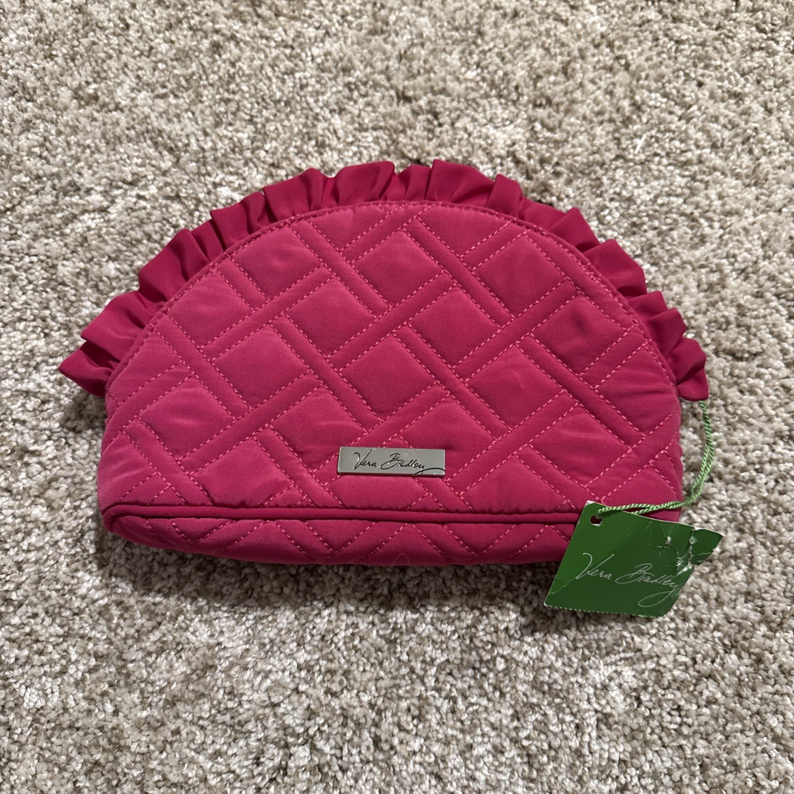 VERA BRADLEY Small Ruffle Cosmetic PICK COLOR Travel Makeup Case NWT Microfiber VERA BRADLEY Small Ruffle Cosmetic PICK COLOR Travel Makeup Case NWT Microfiber