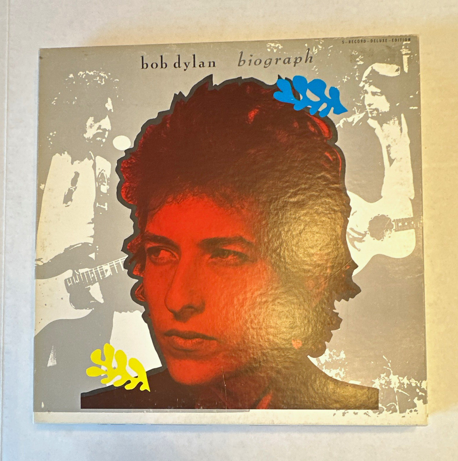 Bob Dylan Biograph 5LP Deluxe Vinyl Box Set C5X 38830 ORG BOOKLET & INLAYS VG+ Bob Dylan Biograph 5LP Deluxe Vinyl Box Set C5X 38830 ORG BOOKLET & INLAYS VG+