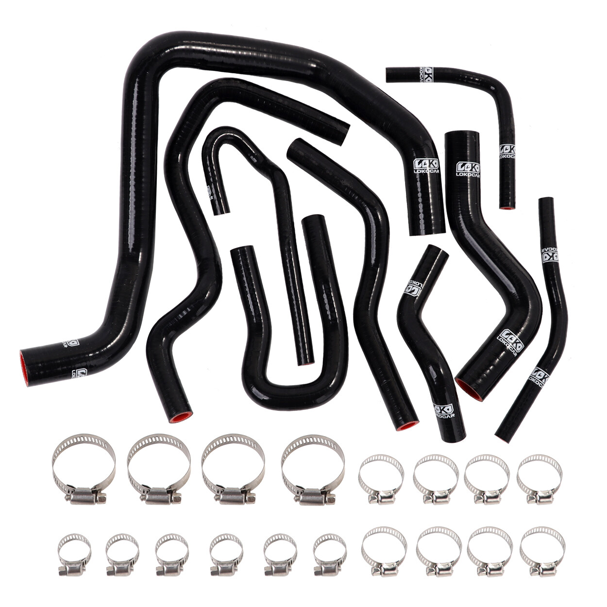 9Pcs Silicone Radiator Heater Hose Kit Fits For Honda Civic D15 D16 EG EK 92-00 9Pcs Silicone Radiator Heater Hose Kit Fits For Honda Civic D15 D16 EG EK 92-00