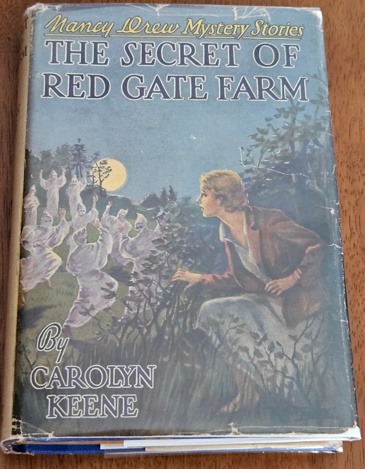 VINTAGE Mid-1940s Nancy Drew #6 The Secret of Red Gate Farm Carolyn Keene DJ