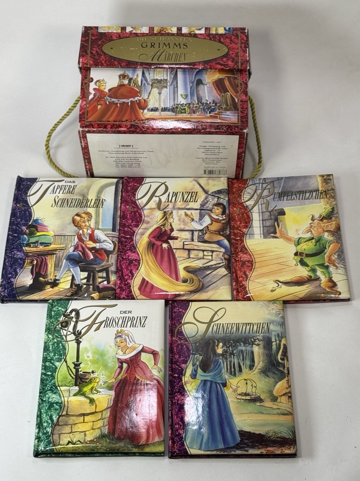 Die schönsten Grimms Märchen (German, Hardcover) Illustrated Box Set Die schönsten Grimms Märchen (German, Hardcover) Illustrated Box Set