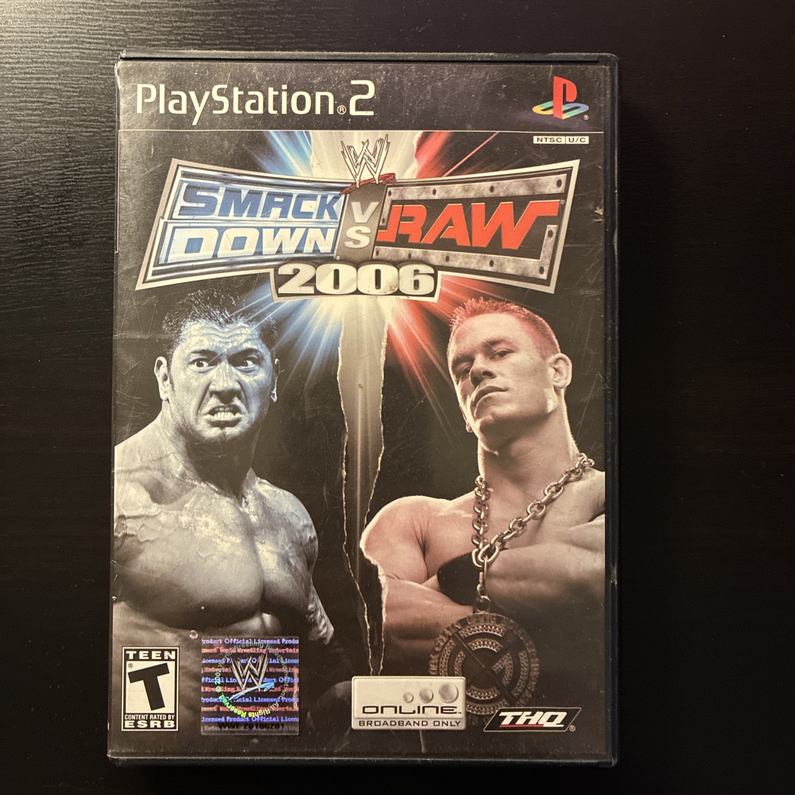 THQ Sony PlayStation 2 PS2 WWE SmackDown vs. Raw 2006 Complete THQ Sony PlayStation 2 PS2 WWE SmackDown vs. Raw 2006 Complete