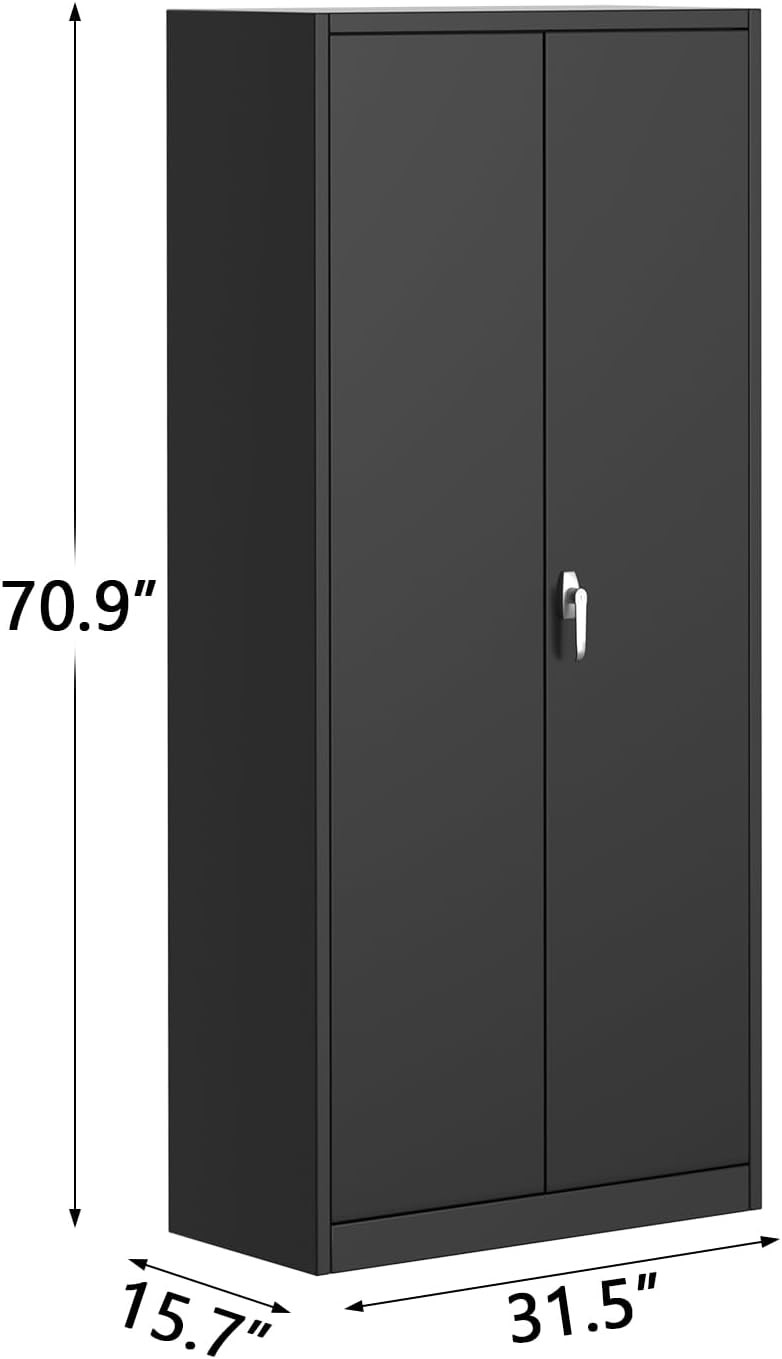 GARVEE Heavy Duty Metal Storage Cabinet 71\ GARVEE Heavy Duty Metal Storage Cabinet 71\