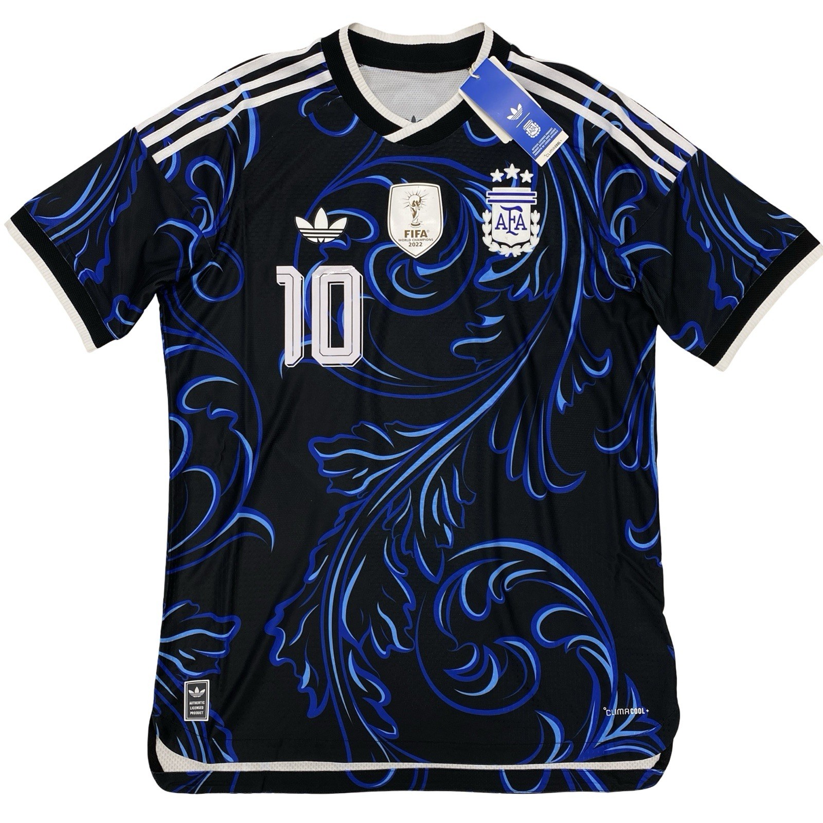 adidas Men\'s Argentina 26 Away Authentic Messi Jersey Size M Slim Fit KH3935