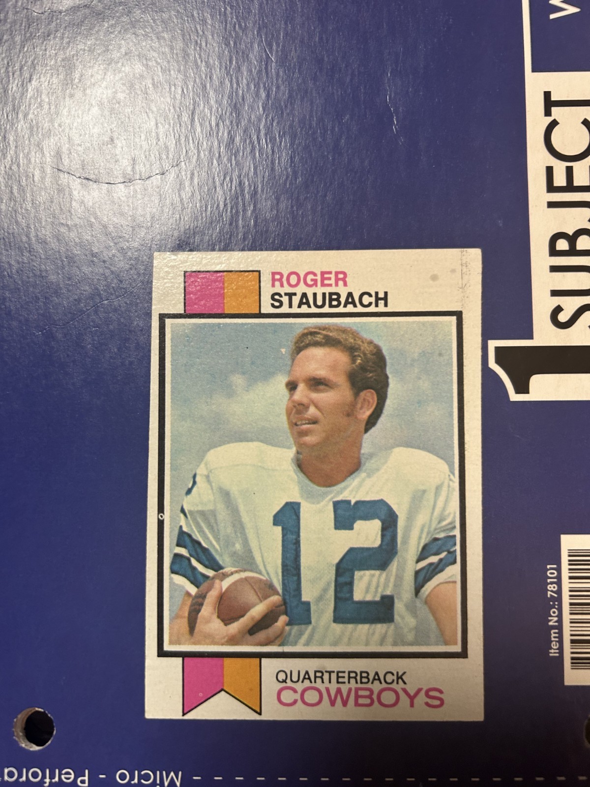 1973 Topps - Roger Staubach #475