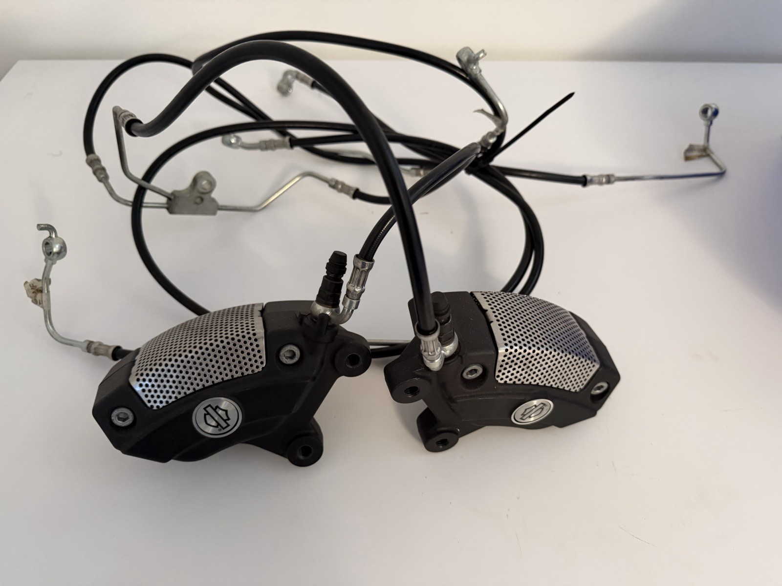 OEM 08-25 Harley Brembo Front Brake Calipers & Pads Touring & V Rod Models