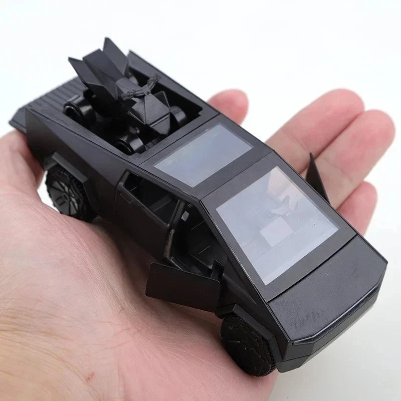 1:36 scale alloy die-cast Cybertruck-inspired pickup toy cars