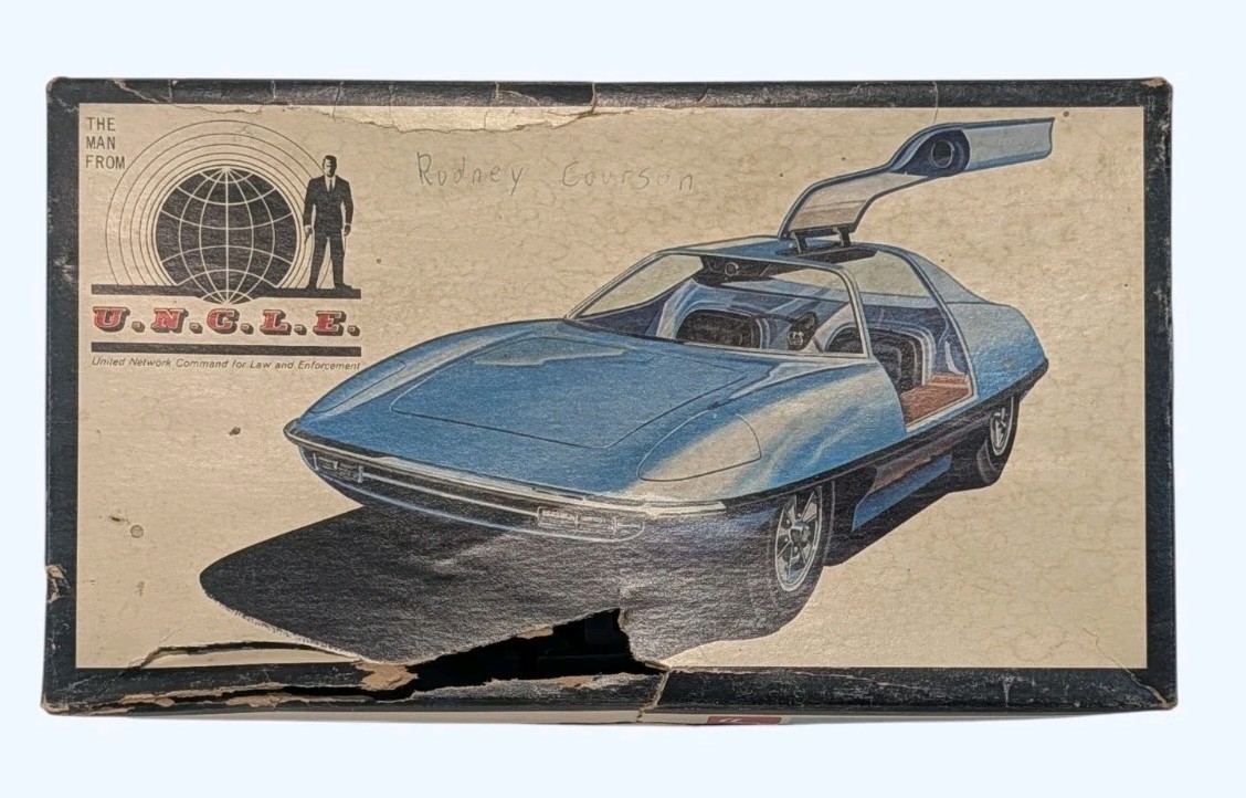 1967 ORIGINAL AMT Man From UNCLE Piranha Spy Car 1/25 Kit 912-170 Unbuilt