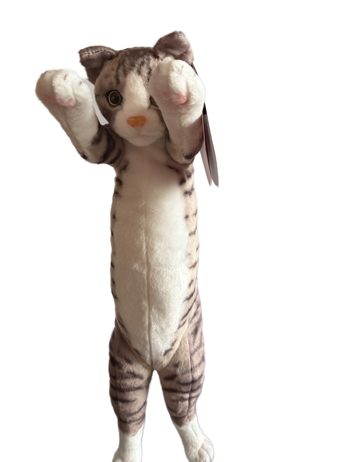 2025 UCC EXCLUSIVE Crazy Kitten 20″ Standing Cat Plushy Taupe NEW 2025 UCC EXCLUSIVE Crazy Kitten 20″ Standing Cat Plushy Taupe NEW