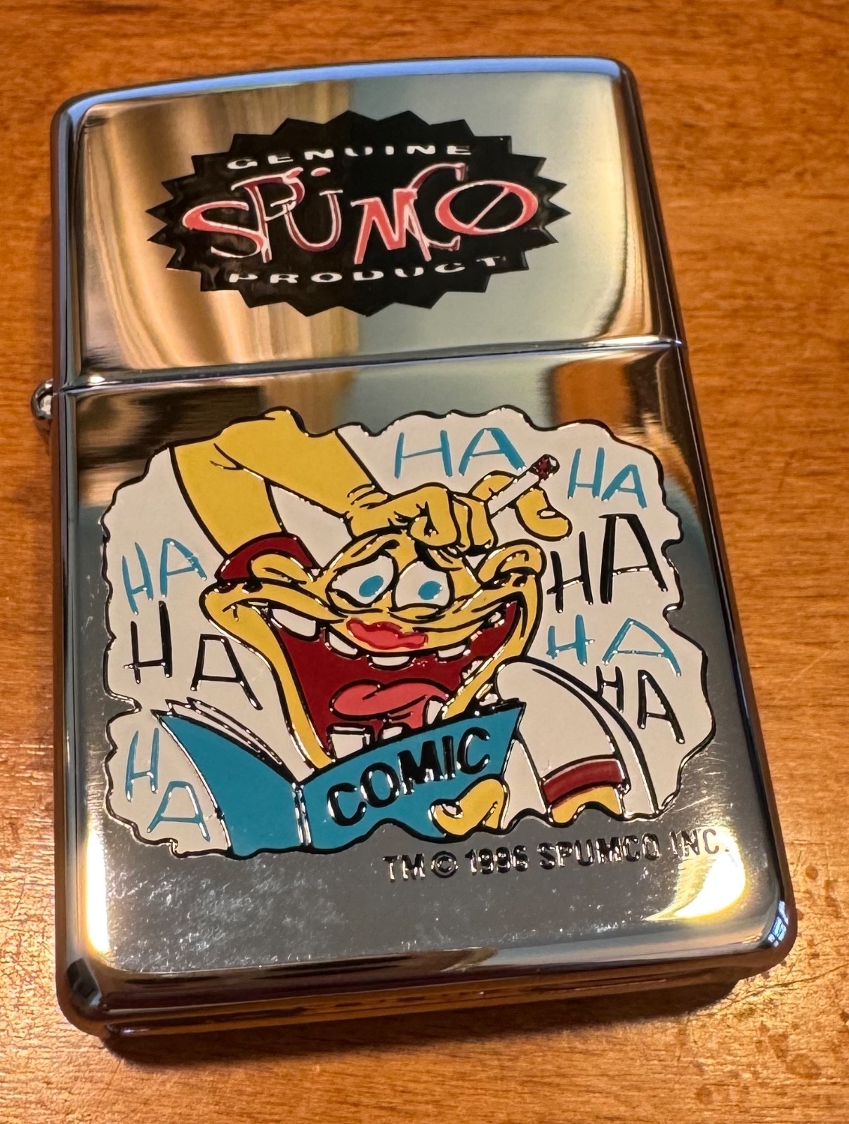 Rare Zippo Lighter Spumco Jimmy Comic 1996 Ren And Stimpy  New Unused Orig Box
