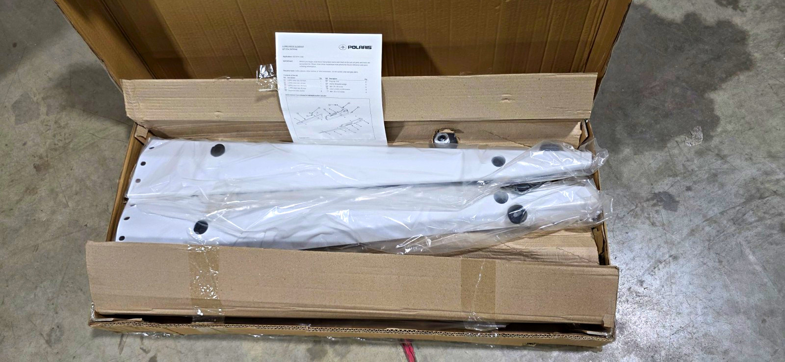 Polaris RZR XP Low Pro Rock Sliders White Polaris RZR XP Low Pro Rock Sliders White