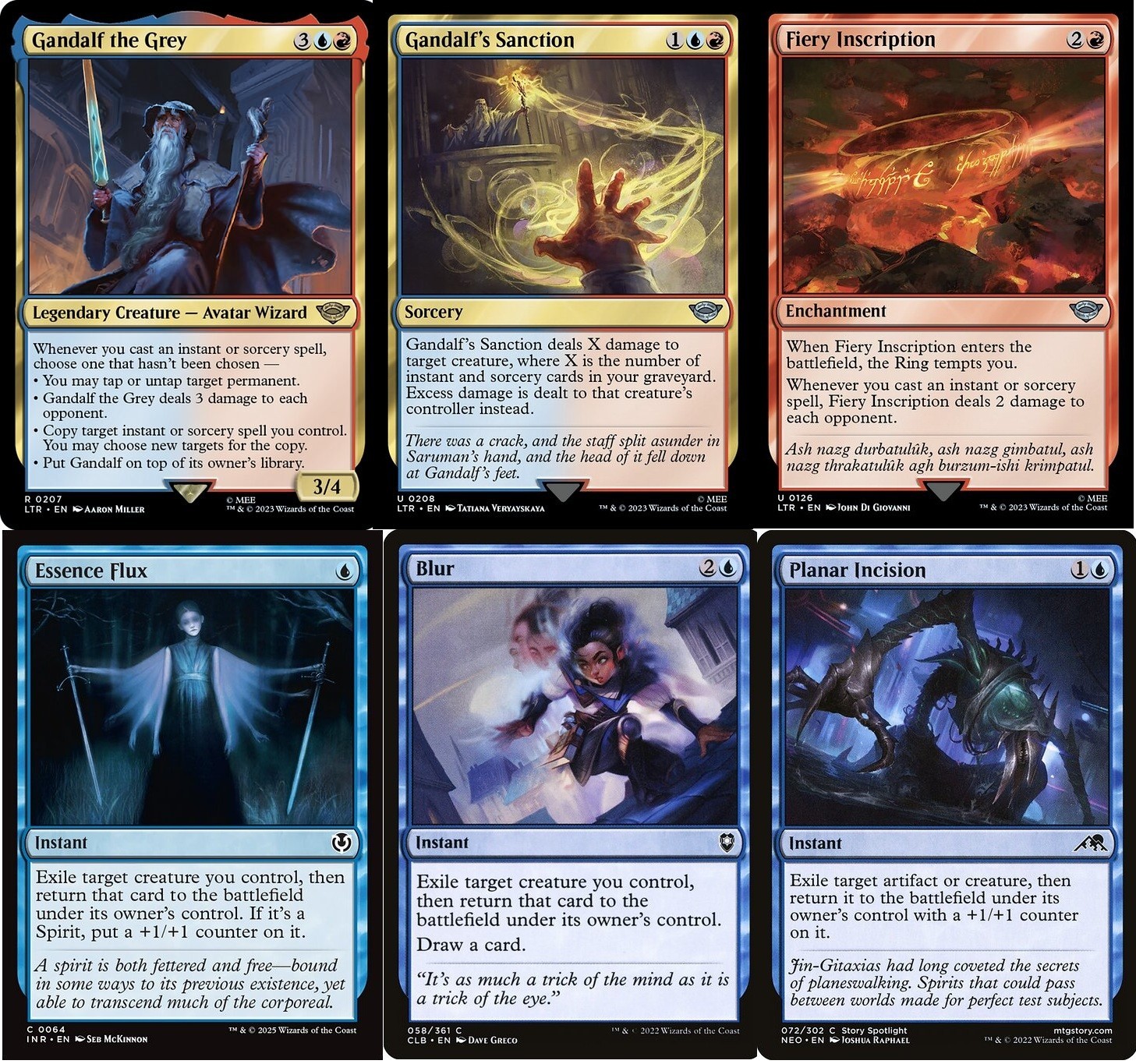 Gandalf the Grey Commander Deck - EDH - MTG  - Essence Flux -  100 Cards