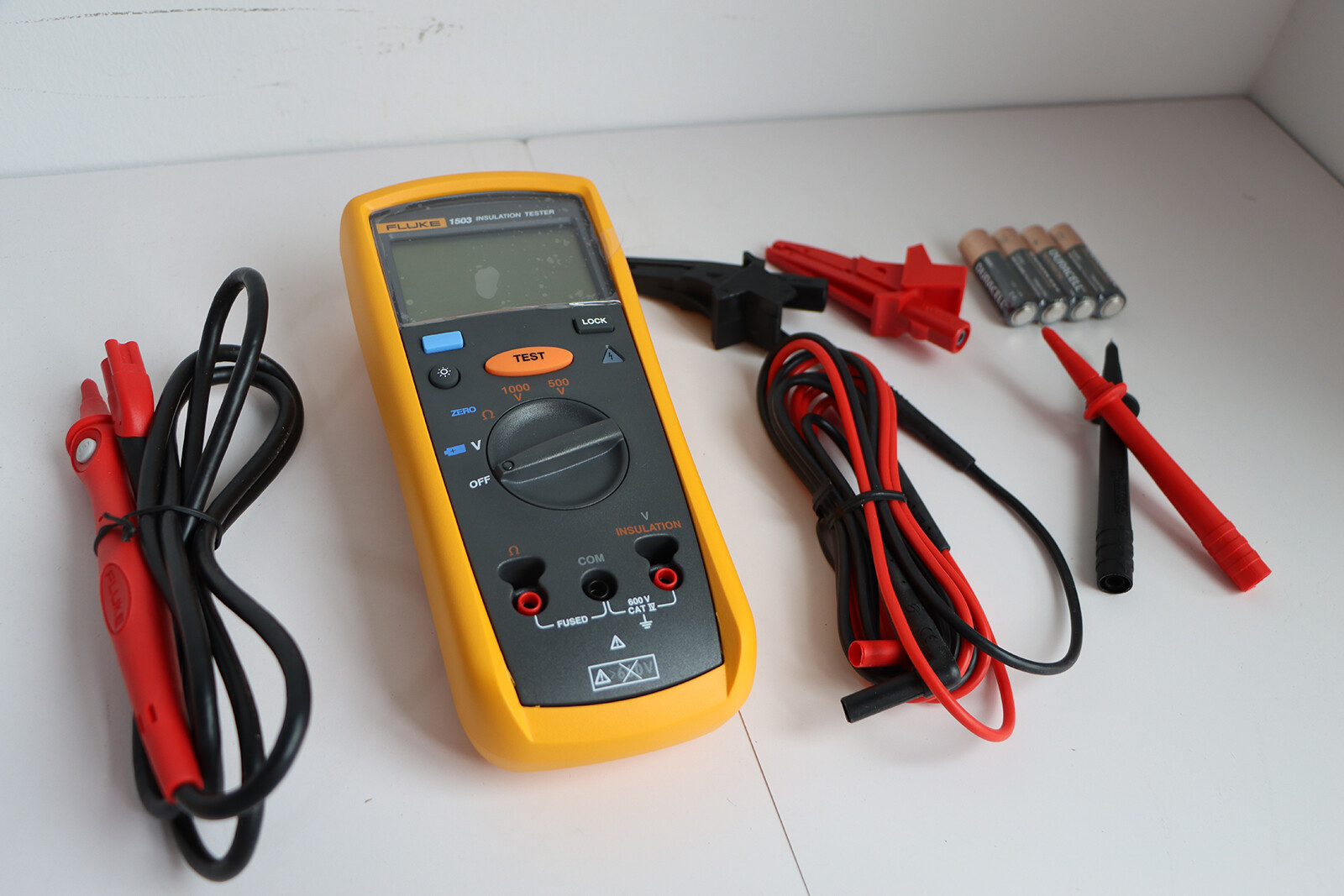 Fluke 1503 Digital Insulation Resistance Tester HighPrecision Megger Multimeter Fluke 1503 Digital Insulation Resistance Tester HighPrecision Megger Multimeter