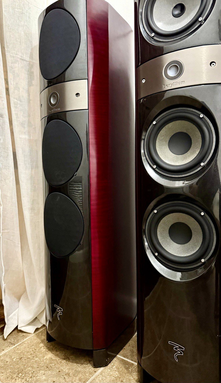 Focal Electra 1027 Be Floorstanding Speakers Pair Wired 2.0 Red/Black