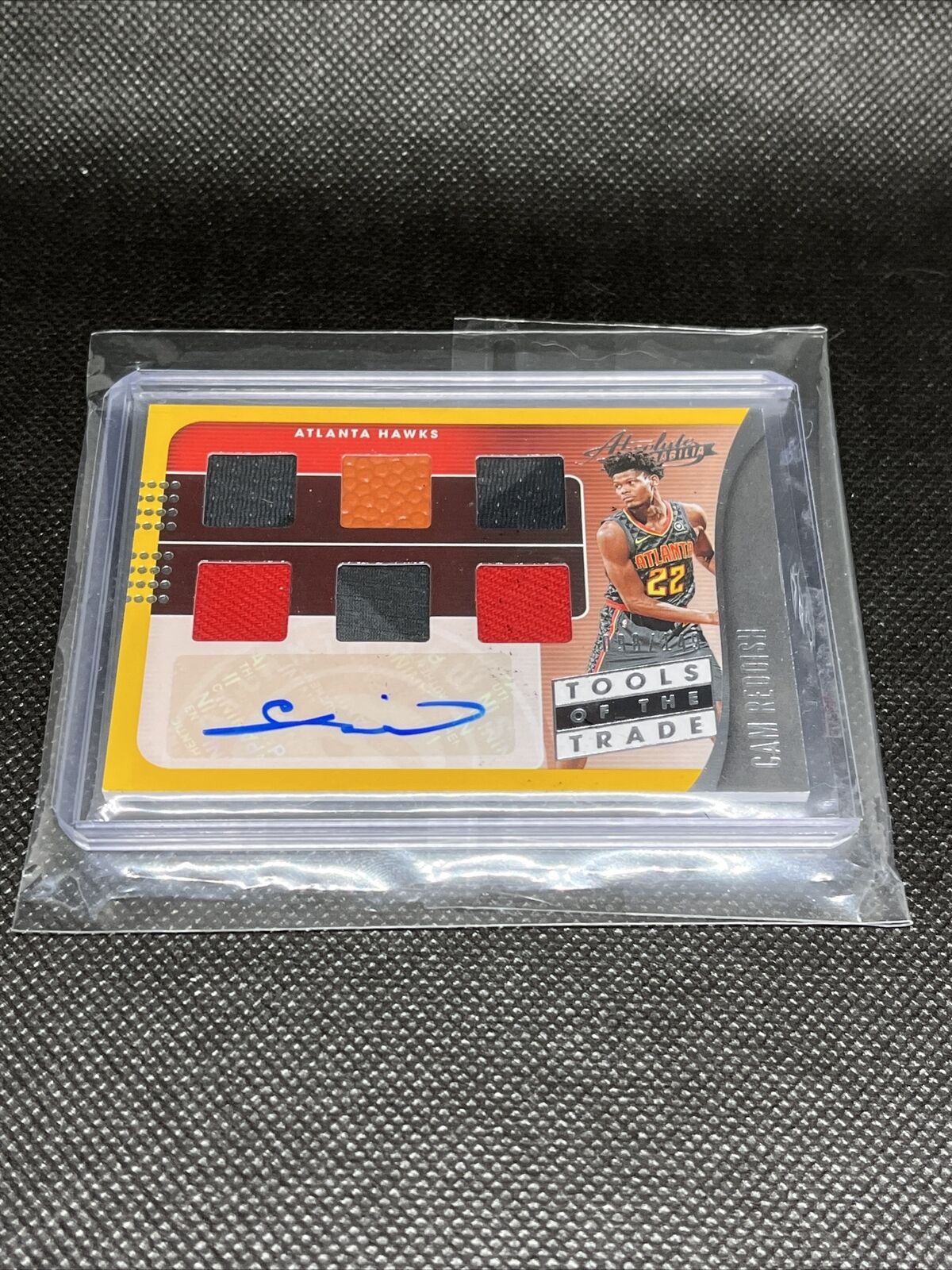 2019-20 Absolute Cam Reddish Tools Of Trade Level 1 Six Patch Auto RC #/149