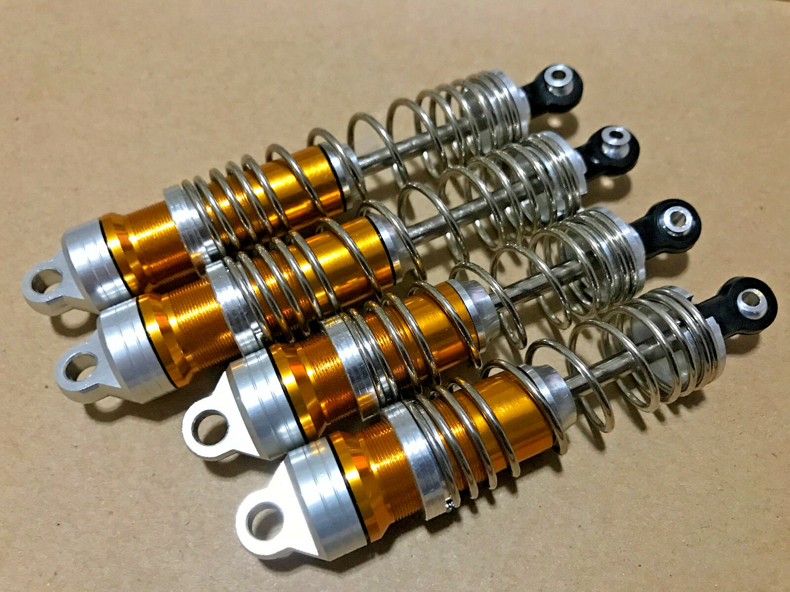 BIG BORE ALUMINUM Shock For Traxxas Slash VXL 4x4 2WD XL5 Gold BIG BORE ALUMINUM Shock For Traxxas Slash VXL 4x4 2WD XL5 Gold