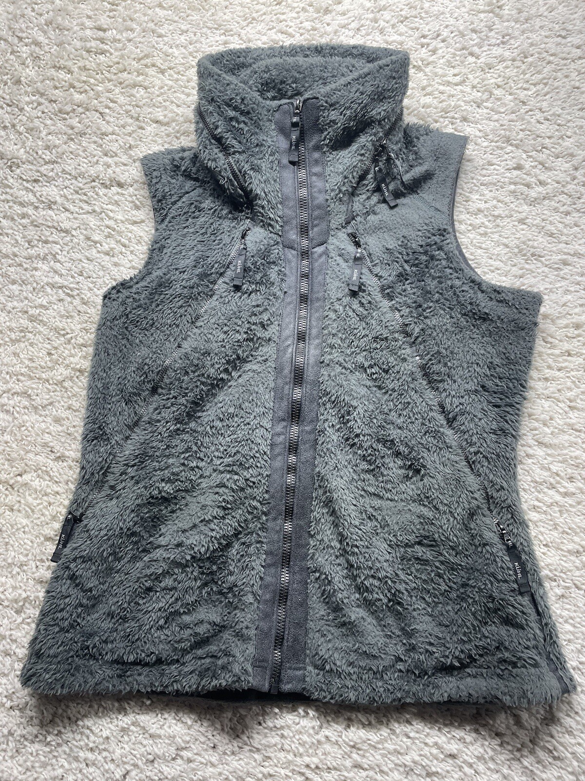 Kuhl Fleet Flight Deep Pile Sherpa Hooded Vest Women’s Large Kuhl Fleet Flight Deep Pile Sherpa Hooded Vest Women’s Large