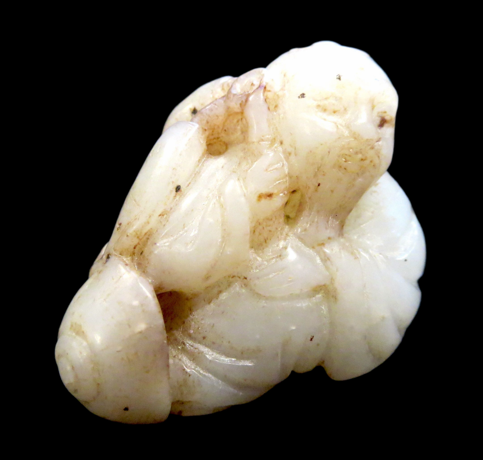 WHITE Jade SAGE ANTIQUE 18th/19th CENTURY - Qing Hartman Collection WHITE Jade SAGE ANTIQUE 18th/19th CENTURY - Qing Hartman Collection