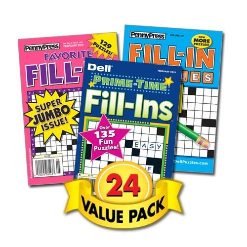 Penny Press/Dell Fill-In Pack 24 (Paperback) Penny Press/Dell Fill-In Pack 24 (Paperback)