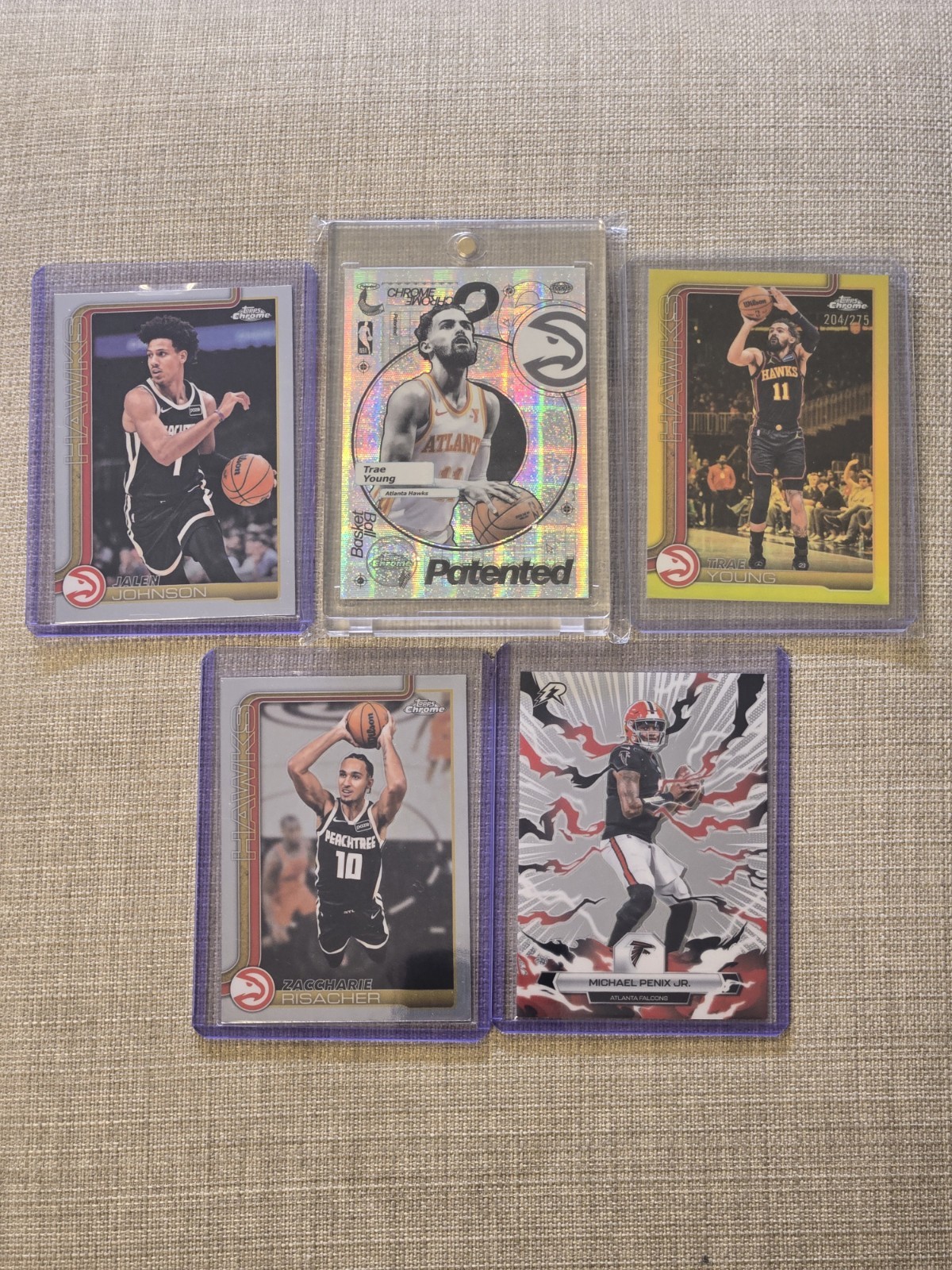 2025-2026 NBA Topps Chrome Trae Young Patented 2025-2026 NBA Topps Chrome Trae Young Patented