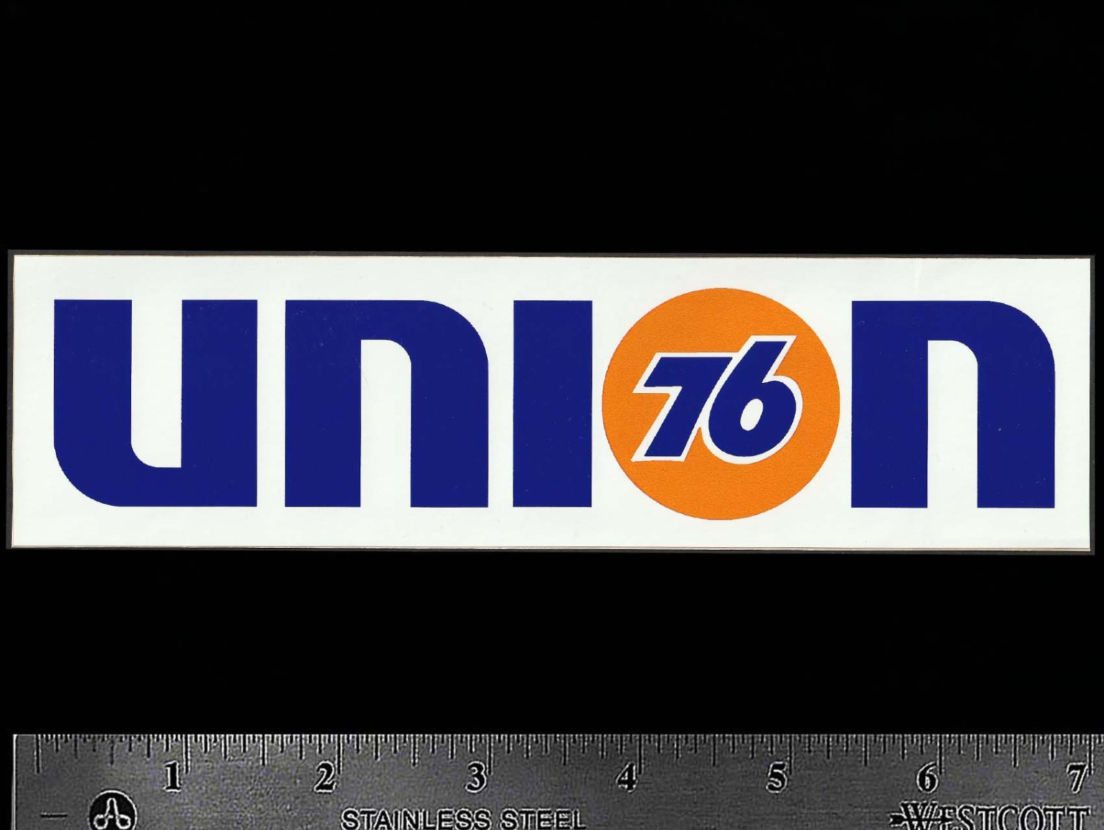 UNION 76 - Original Vintage 1960’s 70's Racing Decal/Sticker - 7 inch size UNION 76 - Original Vintage 1960’s 70's Racing Decal/Sticker - 7 inch size